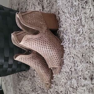 Ladies High Top, Peep Toe Booties